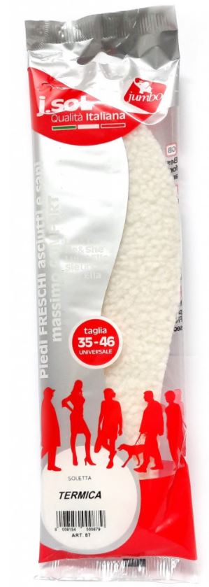 JUMBO SOTTOPIEDE TERMICA COPPIA