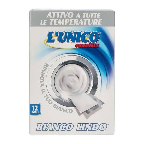 UNICO PANNO LAVATRICE BIANCO LINDO 12PZ 