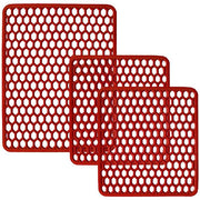 GRIMAS TAPPETO LAVELLO 3PZ. ROSSO 