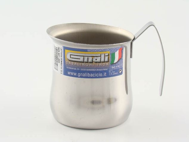 GNALI LATTIERA BOMBATA 6TZ INOX 18/10