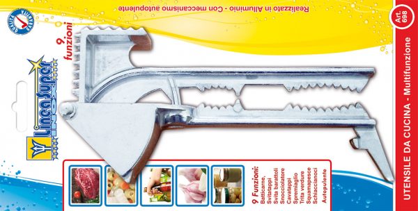 DE LUCA UTENSILE DA CUCINA 9 FUNZIONI