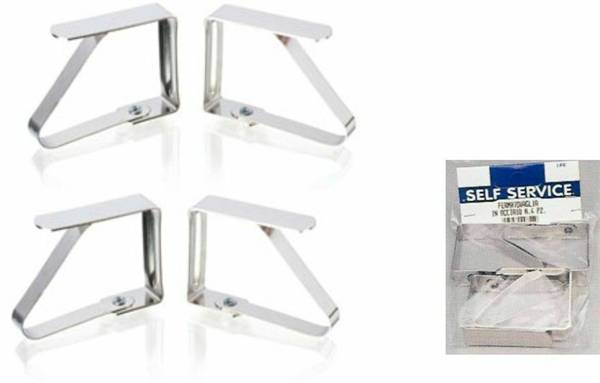 GRIMAS FERMATOVAGLIA INOX 4PZ. STANDARD 