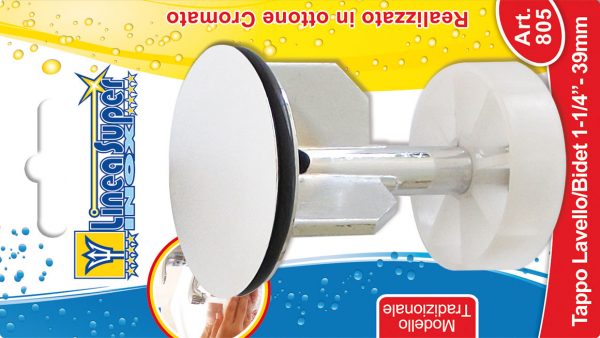 DE LUCA TAPPO LAVELLO/BIDET 1/4" 39MM