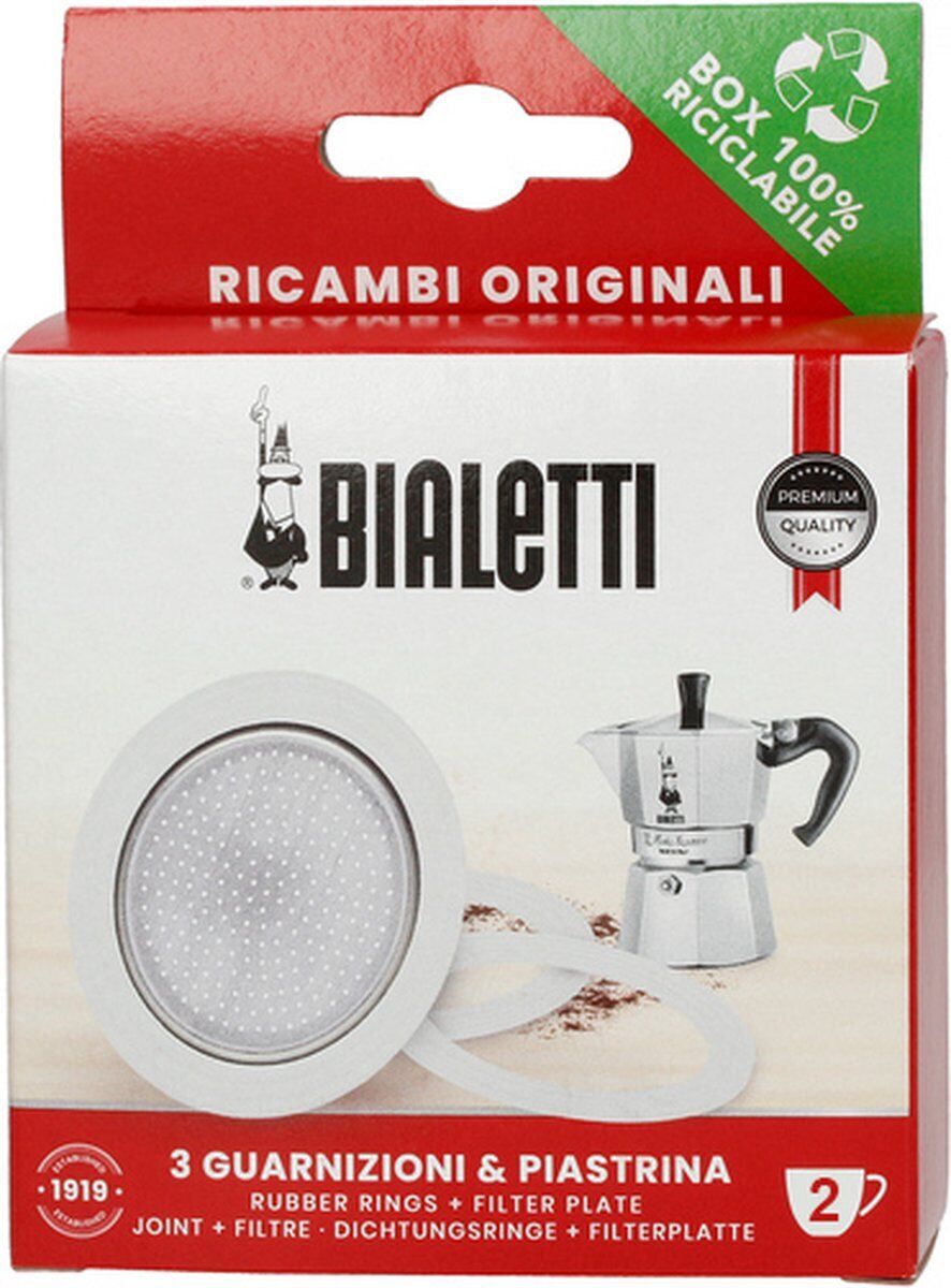 BIALETTI MOKA GUARN + FILTRO 2TZ