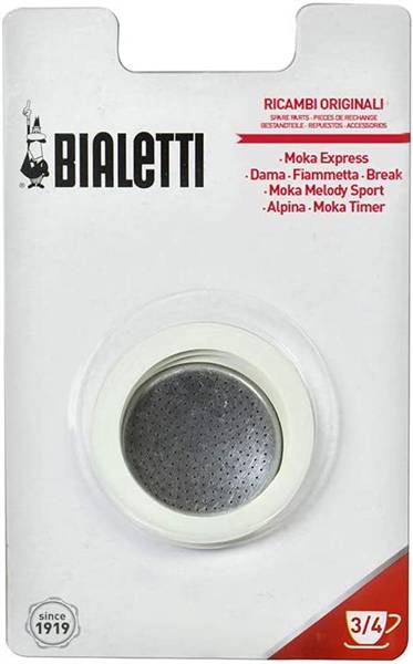 BIALETTI MOKA GUARN + FILTRO 3/4TZ 