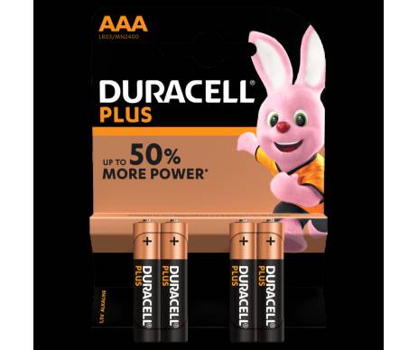 DURACELL PLUS POWER MINISTILO 4PZ. 