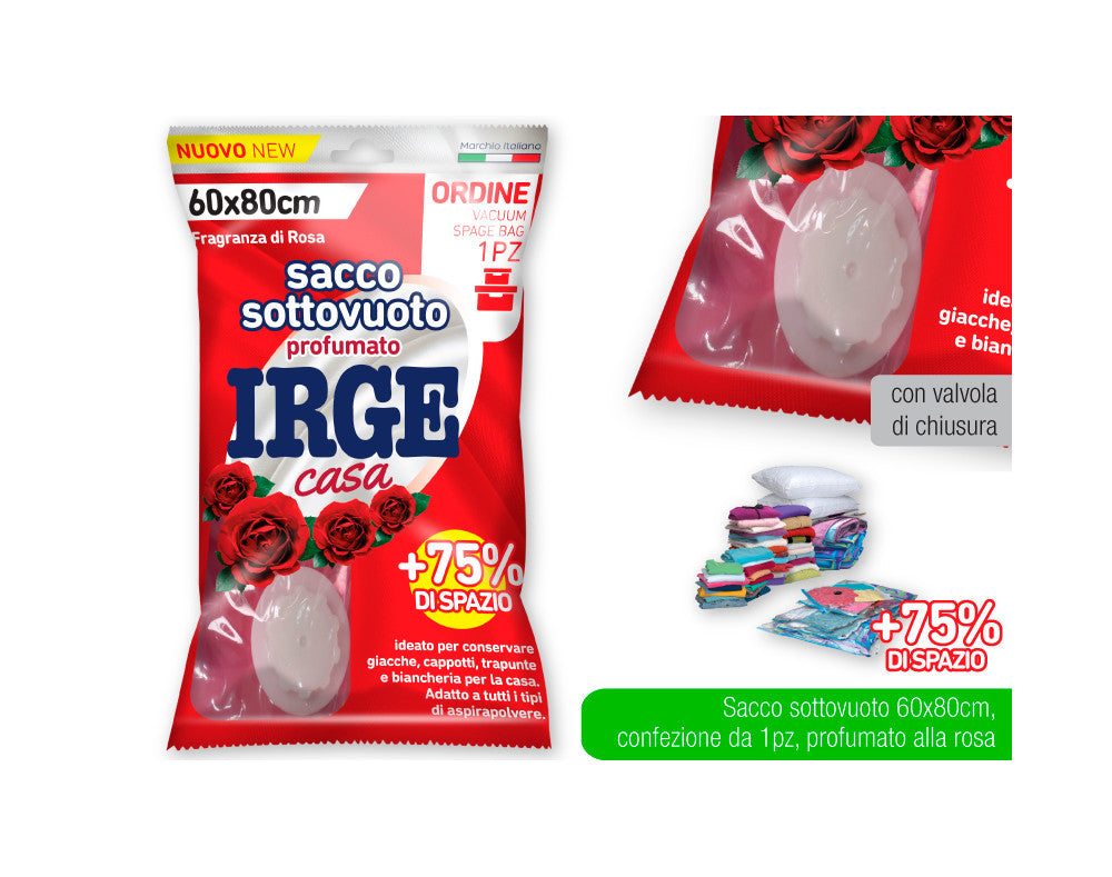 IRGE SACCO SOTTOVUOTO PROFUMATO 60X80