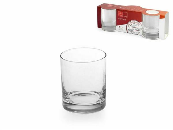 BORMIOLI CORTINA VINO 20CL 3PZ 