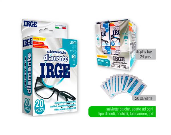 IRGE SALVIETTE OCCHIALI 20PZ. 