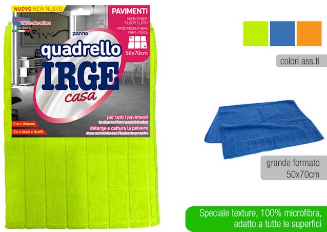 IRGE PANNO QUADRO MICROFIBRA 50X70 C/ASO