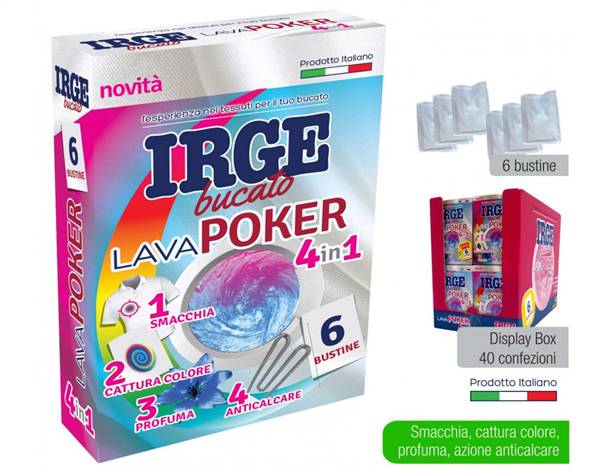 IRGE PANNO CATT. COLORE LAVAPOKER 4IN1 