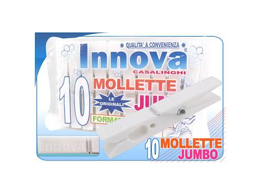 INNOVA MOLLETTE 10PZ BIANCHE JUMBO 