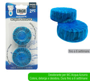 IRGE DEODORANTE ACQUA AZZURRA WC 2PZ.