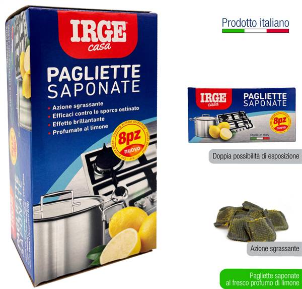 IRGE LANA ACCIAIO SAPON. 10PZ. 150GR. 