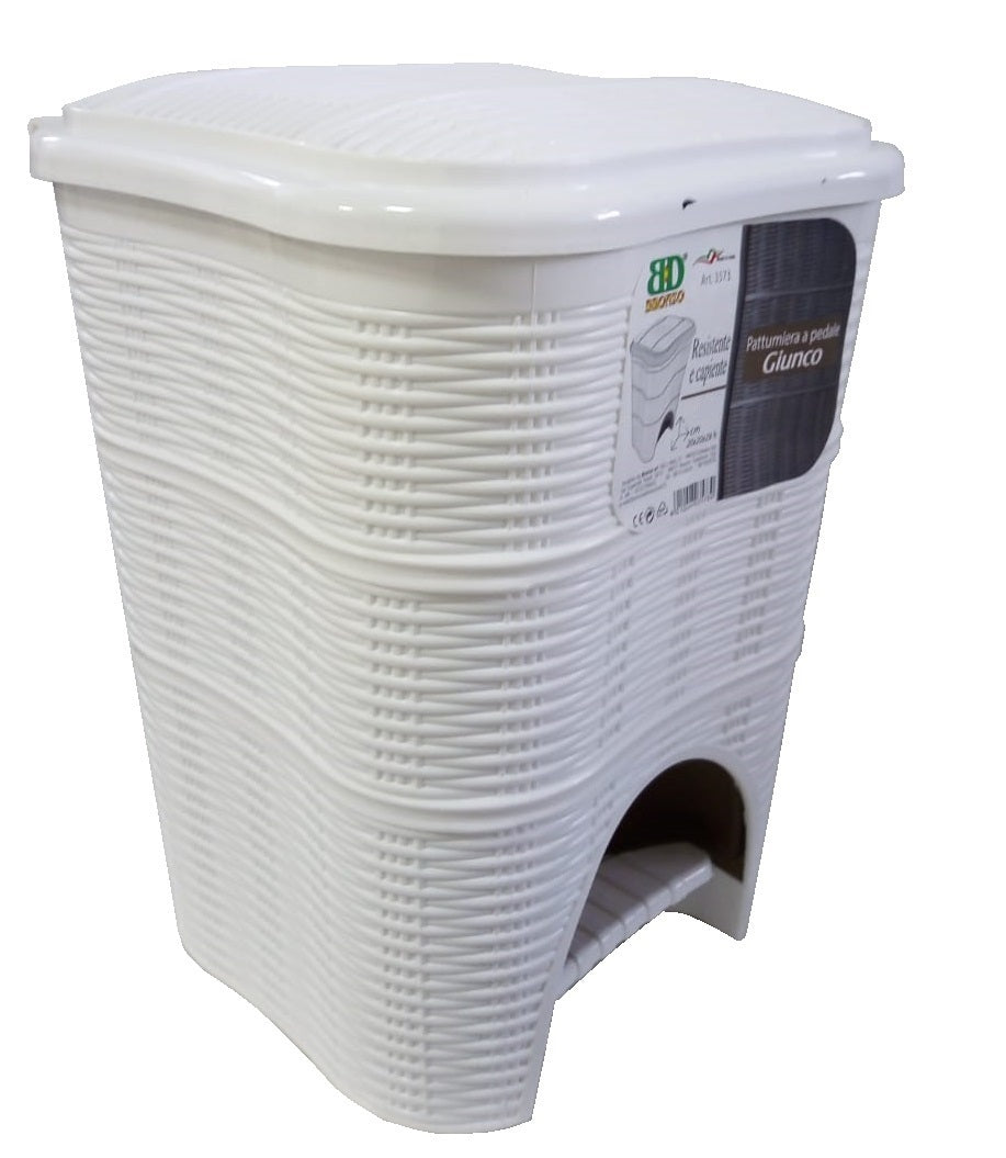 BRONZO PATTUMIERA A PED GIUNCO LT.8 ASS.