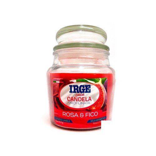 IRGE CANDELA BARATTOLO VETRO GRANDE 