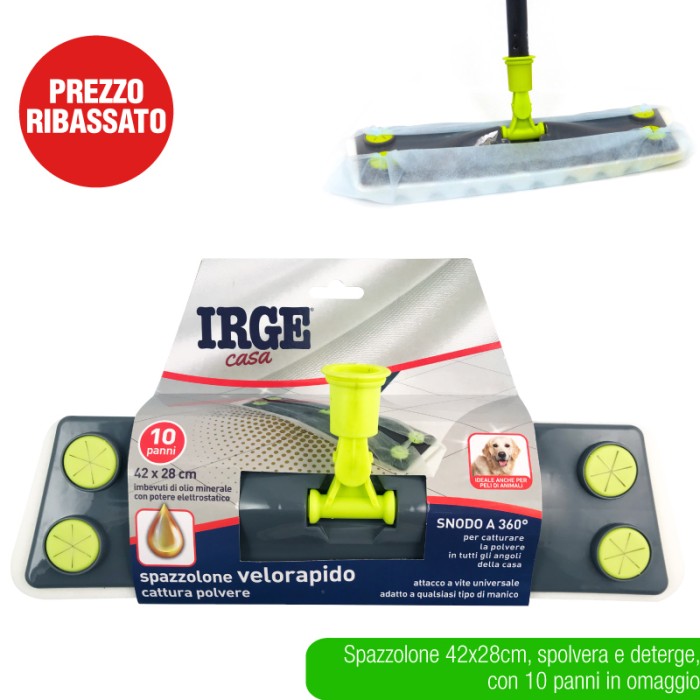 IRGE SPAZZOLONE VELORAPIDO 10 PANNI