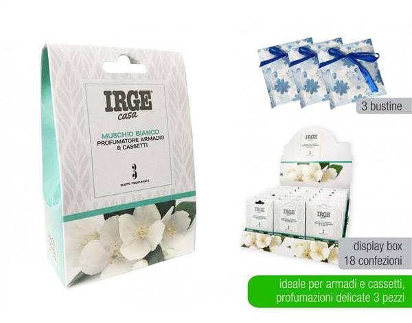 IRGE SACCHETTI PROFUMATI 2PZ MUSCHIO 