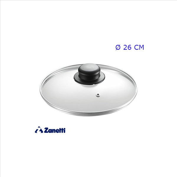 ZANETTI COPERCHIO VETRO CM.26 C/CRAVATTA