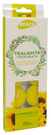 IRGE TEALIGHT ALLA CITRONELLA 10PZ.
