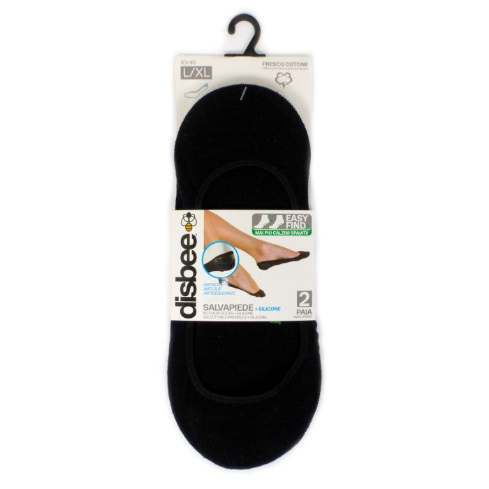 BTX SALVAPIEDE C/SILICONE 2PZ NERO L/X