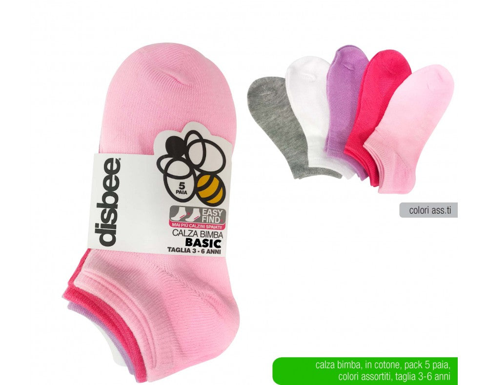 ATX MINICALZA BIMBA BASIC 3-6 ANNI 5PZ