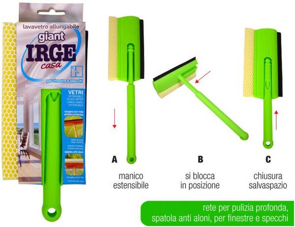 IRGE LAVAVETRO IN PLASTICA ALLUNGABILE 