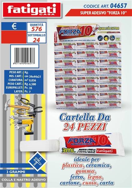 FATIGATI COLLA "FORZA 10" 3GR. 