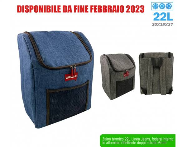 CARRERA ZAINO TERMICO JEANS LT.22 