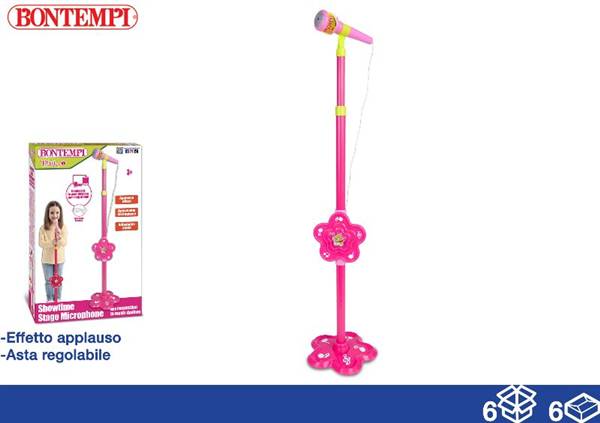 EOL BONTEMPI MICROFONO CON ASTA 110CM ASTA REGOLABILE