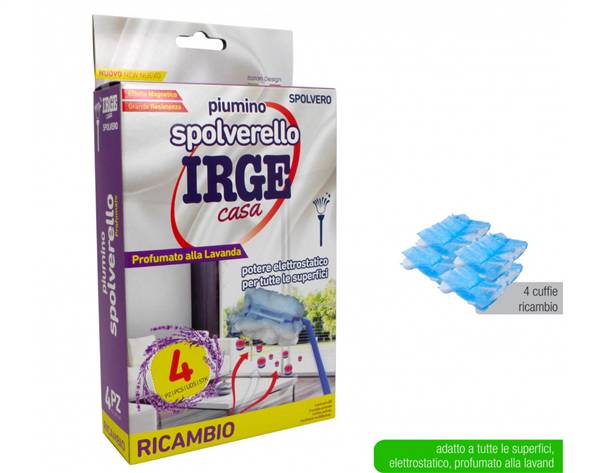 IRGE SPOLVERELLO PROFUM. RICAMBIO 4PZ. 