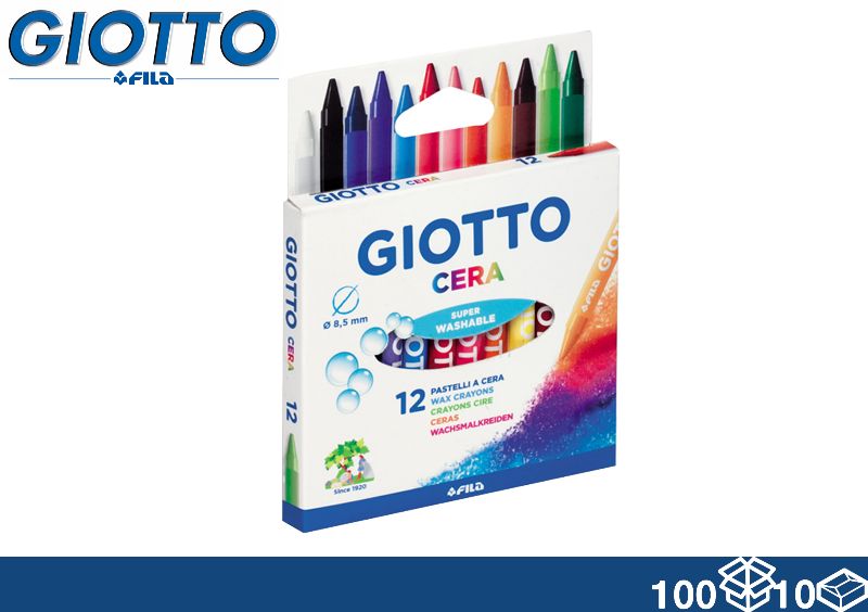 GIOTTO COLORI CERA 12PZ