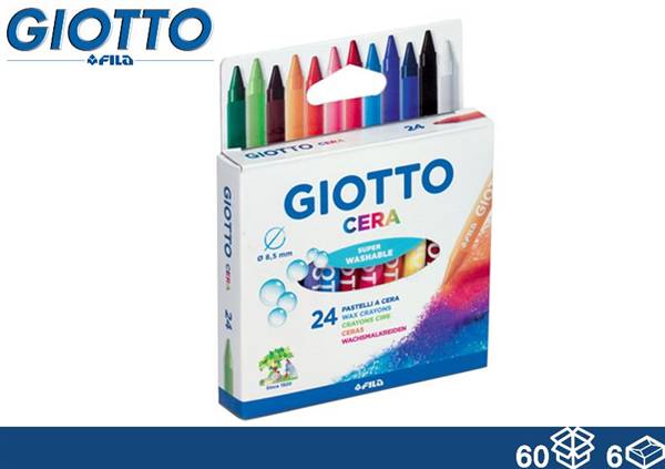 GIOTTO COLORI CERA 24PZ. 