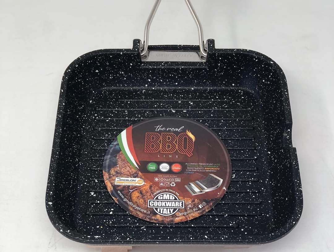 GMD GRILL PRESSOFUSO QUADRA 20X20