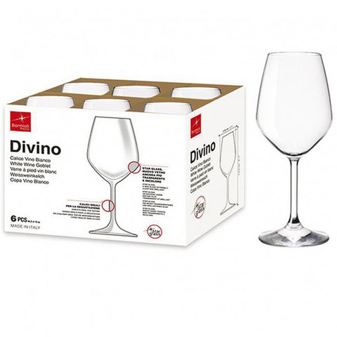 Bormioli Divino Calice Vino Bianco 6pz.