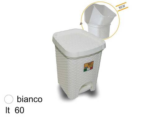 PATTUMIERA RATTAN 16 BIANCO 