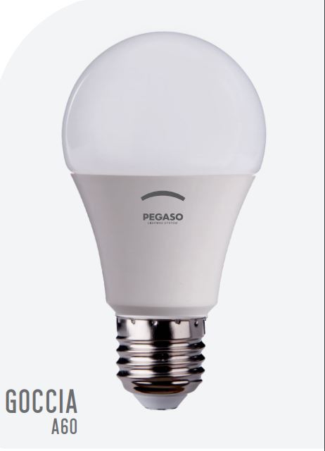 PEGASO LAMPADINA LED A60 8W E27 6000K