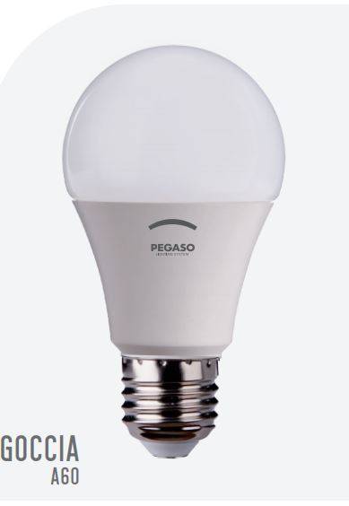 PEGASO LAMPADINA LED A60 10W E27 6000K 