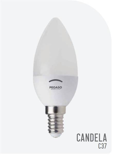 PEGASO LAMPADINA LED C37 5W E14 6000K 