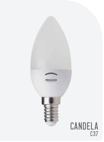 Pegaso Lampadina Led C37 5w E14 6000k