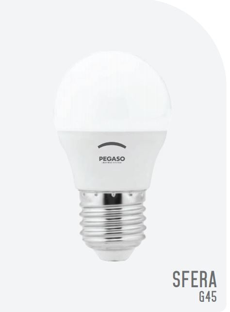 PEGASO LAMPADINA LED G45 7W E27 4000K