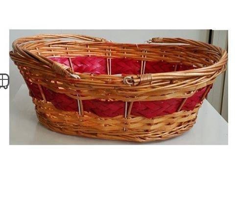EURONOVITÀ CESTINO VIMINI CM.51X39X16 