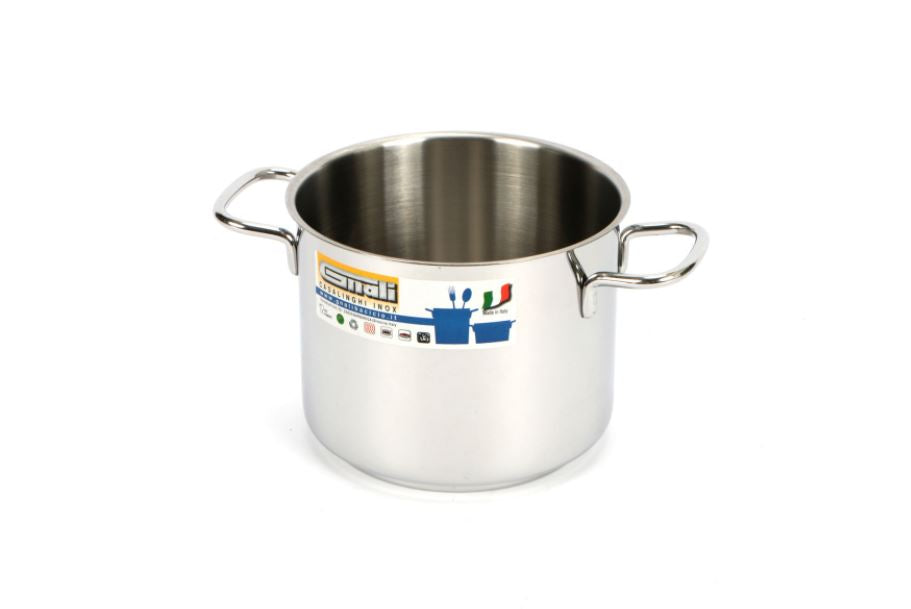 GNALI PENTOLA CM.12 INOX 18/C MOD. REAL