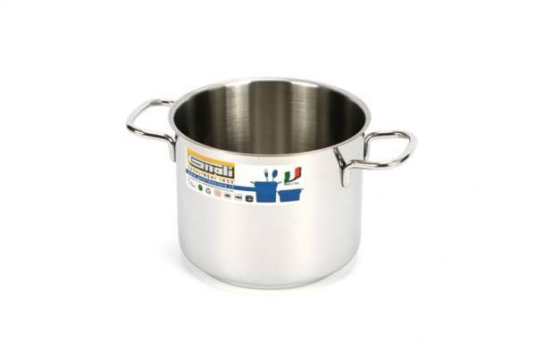 GNALI PENTOLA CM.12 INOX 18/C MOD. REAL 