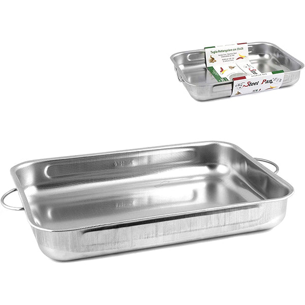 STEEL PAN TEGLIA INOX CM.35