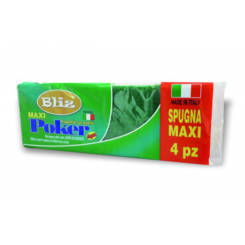 EASYBRILL SPUGNA POKER D'ASSI 4PZ.