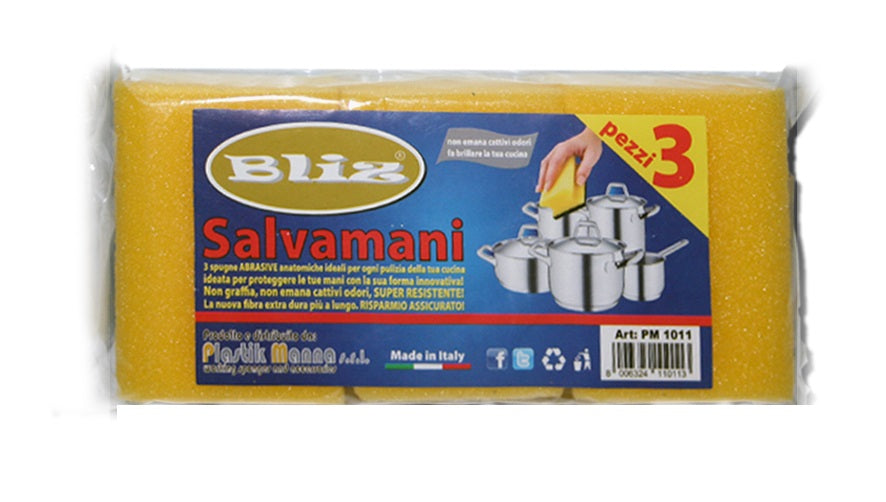 EASYBRILL SPUGNA SALVAMANI 3PZ.