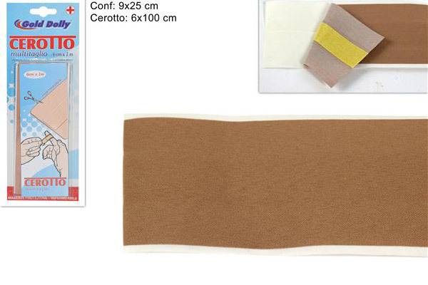 DUE ESSE CEROTTO CM.6X100 MULTITAGLIO 