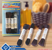 FATIGATI LACCI X SCARPE 4 PAIA CM.70