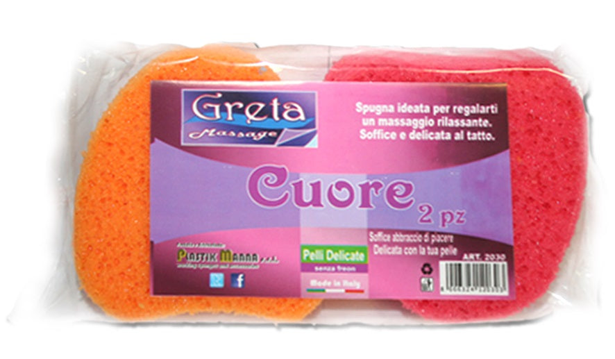 EASYBRILL SPUGNA CUORE 2PZ.